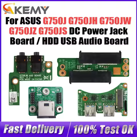 G750J For ASUS ROG G750JH G750JW G750JS G750JZ G750JX G750JM G750JY G750JH DC Power Jack Board or Ha