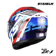 Boshelm Helm Njs Zx-1 Unity White Helm Full F Sni