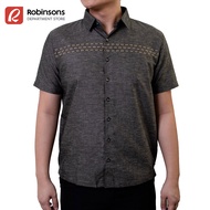 Obra ni Juan Cyclist Fit Polo Barong   - Safari Green