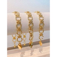 10k saudi gold bracelet new-880