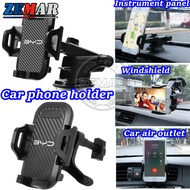 BYD Car Navigation Phone Holder Car Air Outlet Phone Holder 360° Rotating Long Neck Windshield Dashb
