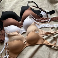 KATUN [PUSHUP] Hollister Gilly Hacks Wireless Bare Organic Cotton Pushup Pitung Wirefree Bra Thick F