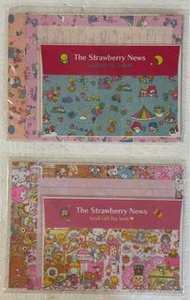 2013 Sanrio x The Strawberry News 信箋（$88/1；$160/2）；晴天娃娃信箋（$128）；1996 XO信箋（$128）；XO 便條（$18）；1993 Kero