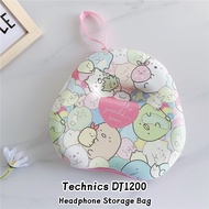 【Ready】For Technics DJ1200 Headphone Case Couple Cute Cartoon Headset Earpads Storage Bag Casing Box