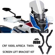 For 2 HONDA CRF 1000 L Africa Twin Windshield Adjuster CRF1000L Accessories Screen Lift Bracket K