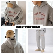 [GENUINE] Hoodie Set & Pants Essentials FOG Dark Heather Classic 480GSM Authentic, Genuine Essential