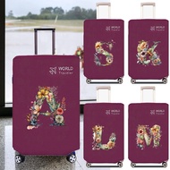 Luggage Cover (Luggage Cover) 20-24 Inches--floral letter series