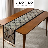 [GOLDEN LINES] Tropical Table Runner Premium Luxury Dining Tablecloth Table Runner Table Runner Aest