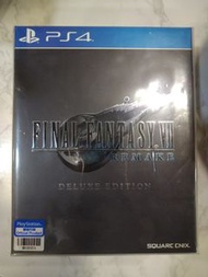 全新未開 SONY PS4 Final Fantasy VII remake deluxe edition 最終幻想7 豪華版 限定版  中文版 FF7 重製版