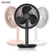 Solove 5W USB Desktop Table Fan 3 Modes Wind Speed Cooling Oscillating Fan