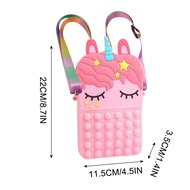 tas pop it jumbo tas pop it unicorn jumbo tas selempang pop it anak perempuan