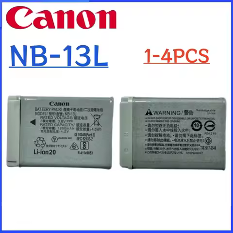 NB-13L Battery 1250mAh for Canon PowerShot G7X G7X Mark II III G5X G5X Mark II G9X G1X III G3X SX620