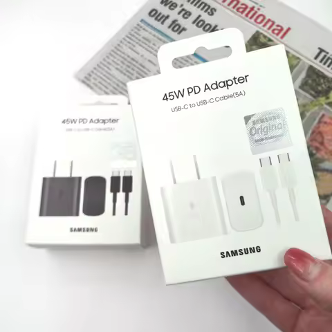 Samsung S26 Plus USB C Charger 45W Super Fast Charging Power Chargeur US Adapter EP-TA845 For Galaxy