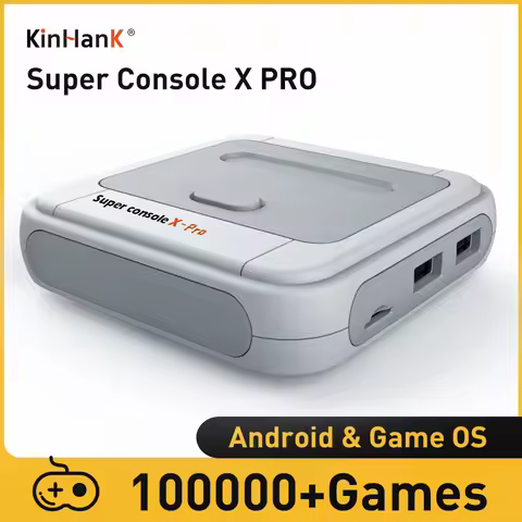 KINHANK Super Console X Pro Retro Game Console Support 70 Emulators 117000 Video Games for DC/MAME/N