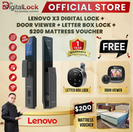 LENOVO X3 DIGITAL LOCK + DOOR VIEWER + LETTER BOX LOCK + $200 MATTRESS VOUCHER