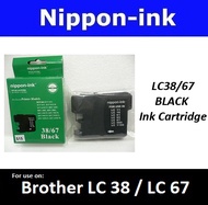 Nippon-ink LC38 LC67 Compatible Brother Inkjet Cartridge Black BK Cyan CY Magenta M Yellow Y LC38BK 