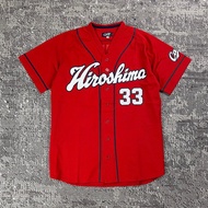 HIROSHIMA 33 BASEBALL CARP JERSEY, size M - L