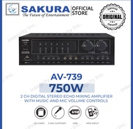 Sakura AV-739 750W X 2 Karaoke Mixing Amplifier