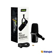 MV7+ Podcast Microphone (สีดำ) ไมค์สำหรับบันทึกเสียง