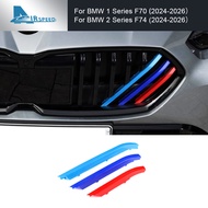 High-quality ABS Car Grille Sticker Strip Cover Trim Clip For BMW 1 2-Series F70 F74 2024-2026 Decor
