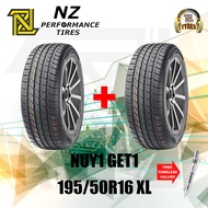 NZ PERFORMANCE TIRES 2 PCS 195/50R16 88V  FREE GIFT!!!