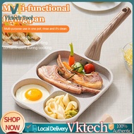 【Fast Delivery】3 In 1 Egg Nonstick Easy Clean Pancake Pan for Breakfast Pancake Burger Sandwiches fo