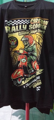 Kaos event vespa Cirebon Rally Scooter
