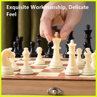 Hingez 3 in 1 Folding Wooden Chess Board Pieces Set S/M/L/XL Tournament Size International Chess To