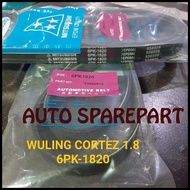 HOT DEAL FAN VAN V BELT WULING CORTEZ FANTALI 1.8CC 6PK1820 !!!!