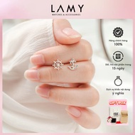 Khuyên tai bạc nữ LAMY Anchor & Wheel Stud Silver Earrings 3240 - Khuyên tai bạc ta