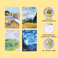 Lốc 10 Vở kẻ ngang Classmate 120 trang Thiết Kế Van Gogh NB5-12-0302 - Định lượng 70gsm - Bìa vở cán