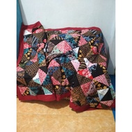 Triangle batik Patchwork Blanket