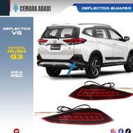 LED Bumper Reflector TOYOTA Rush G2 Red