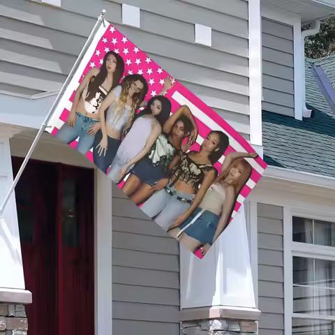 Katseye Kpop Music Flag Outdoor Banner Polyester Decoration Fade Proof 2x3 3x5 4x6 5x8 FT Flags