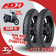 [READY COD] BAN LUAR TUBETYPE FDR CITY FORCE (70/90-14 - 80/90-14 - 90/90-14) BAN NON TUBLES / NON T
