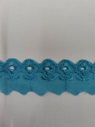 (1 meter) 1 inch cotton lace/lace cotton telekung/renda cotton vol.3