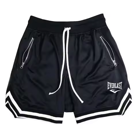 EVERLAST Fitness Men's Summer Casual Loose Breathable Shorts Fashion Hip Hop Sports Shorts