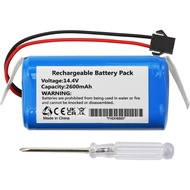 14.4V Battery Replacement for Honiture G20 Ultenic H18650CH 4S1P Robot Vacuum