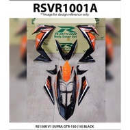 Rapido Cover Set Honda RS150R V1 V2 V3 Supra GTR-150 (10) Black Red Blue Yellow Accessories Motor RS