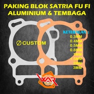 SUZUKI SATRIA15O FI FU INJECTION BLOCK Gasket Copper Aluminum For SATRIA FU FI GSX S GSX R 150 / Per