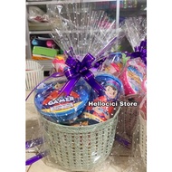 SNACK PARCEL BASKET WITH LID + SNACK PARCEL BIRTHDAY PACKAGING