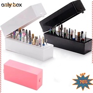 RTJIFSS99 Nail Drill Bits Holder, Nail Art Supplies Dustproof Dustproof Bit , Durable 30 Holes Porta