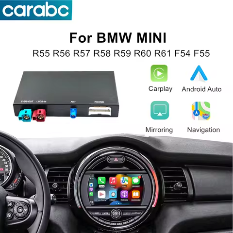 Wireless CarPlay Android Auto For BMW Mini R55 R56 R57 R58 R59 R60 R61 F54 F55 Clubman Countryman Ha
