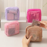 Dopamine colored tofu bag, portable mesh cosmetic Dopamine colored tofu bag portable mesh cosmetic b