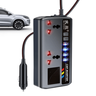 Car Inverter,DC12V/24V Automatic Power Converter,With 4 USB Ports And 2 Type-C Ports,Suitable For Ca