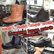 Original Sepatu Safety Kings Krushers Cheetah Kulit Asli Sapi