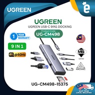 UGREEN CM498 USB-C 9 IN 1 DOCKING MULTIFUNCTIONAL DOCKING ADAPTER HUB UG-CM498-15600/UG-CM498-15375