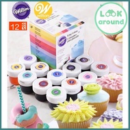 สีเจลผสมอาหาร Icing Colors Wilton กล่อง 12 สี (packaging ใหม่) ของแท้ 100% made in USA คุณภาพดี