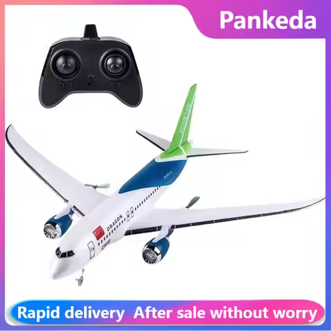 3CH RC Airplane QF008 C919 EPP Aircraft 2.4G Remote Control Glider Intelligent Gyroscope Foam Plane