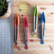 Silicone Food Tongs 9 Inches Heat Resistant 230 Degrees